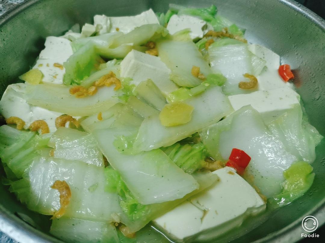 冬季家常菜：白菜炖豆腐