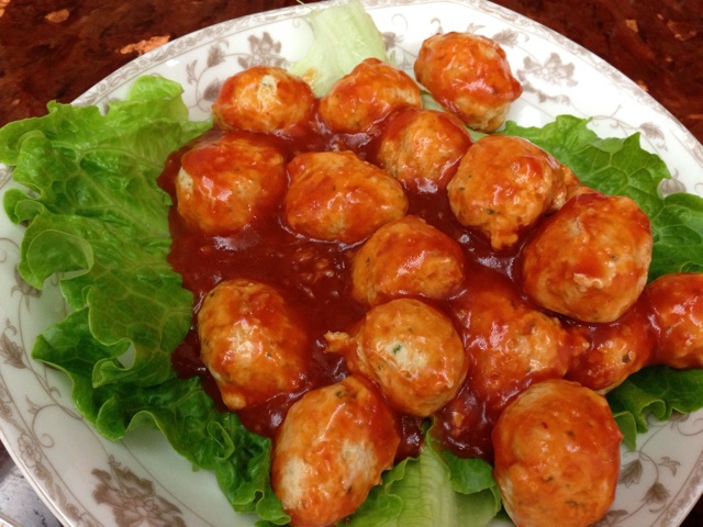 酸酸甜甜【茄汁鸡肉丸】