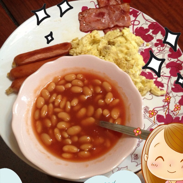 简易版英式早餐