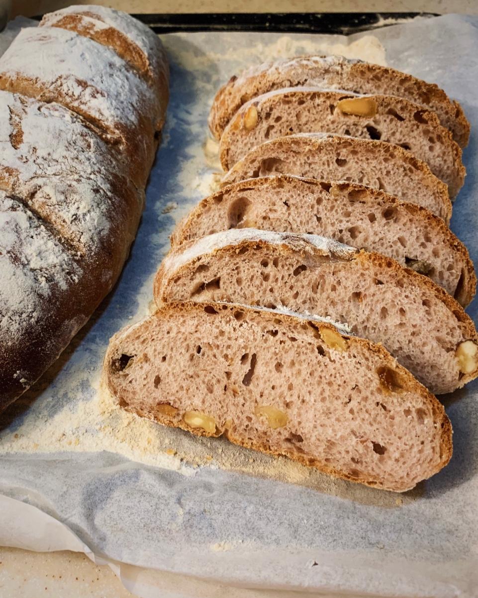 全麦核桃包～软欧包