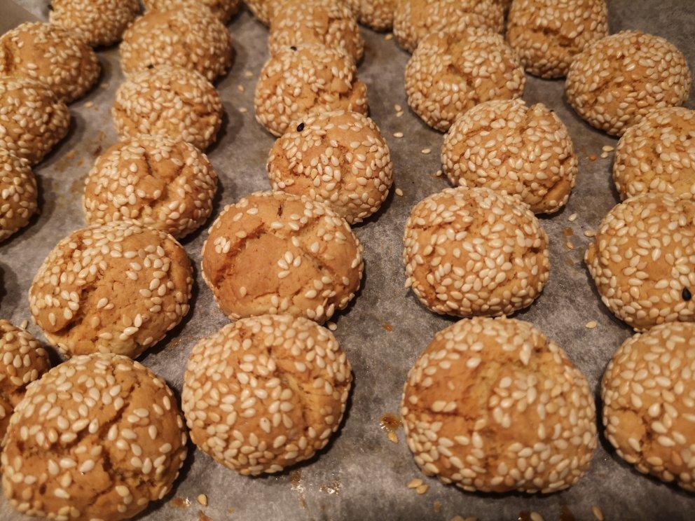 老上海味道——香脆芝麻球开口笑（烤箱版）