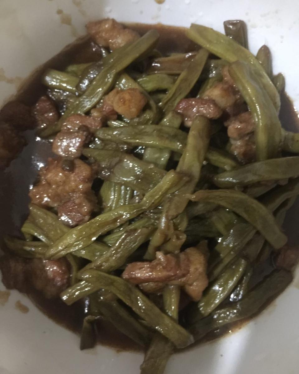 东北豆角炖肉