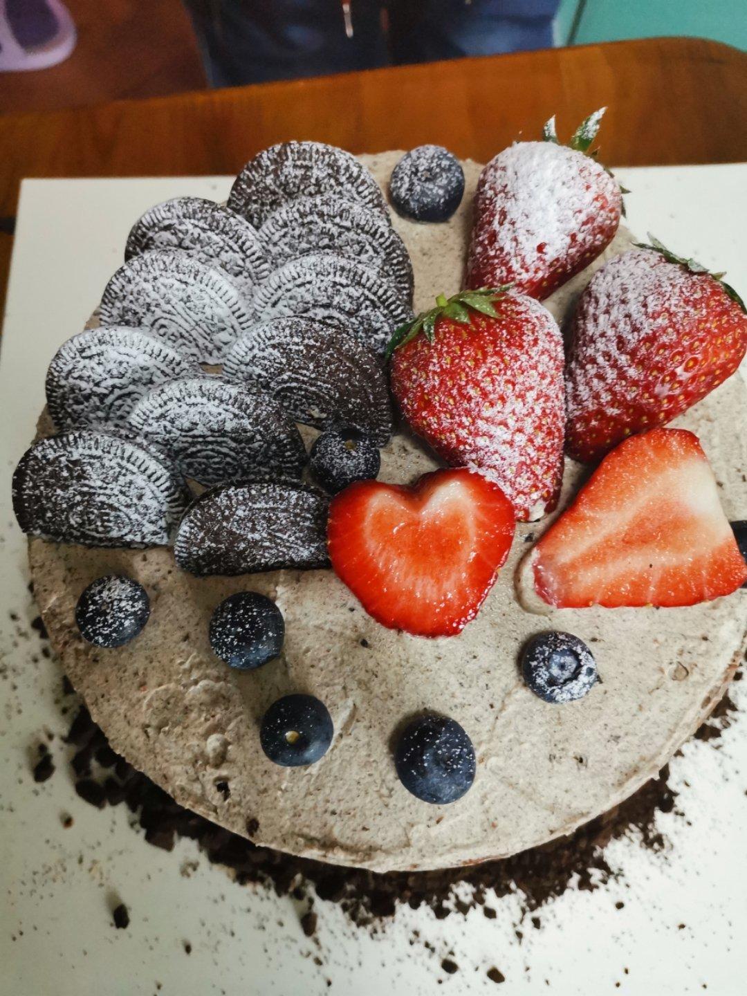 咸奶油奥利奥生日蛋糕