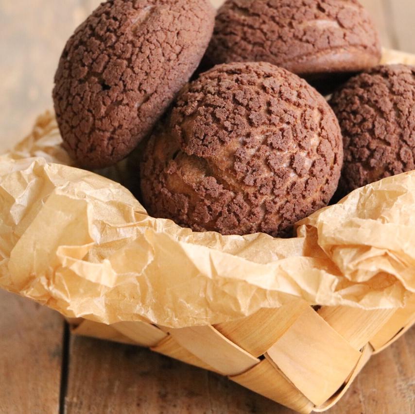 巧克力酥皮泡芙