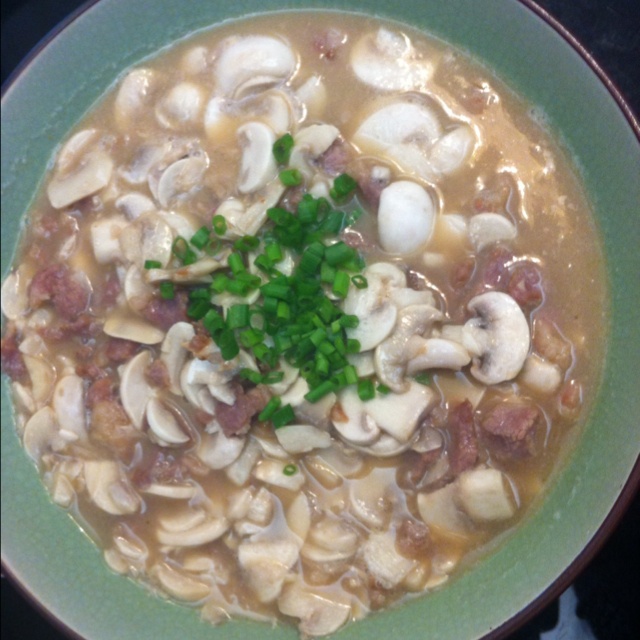 蘑菇炒肉片