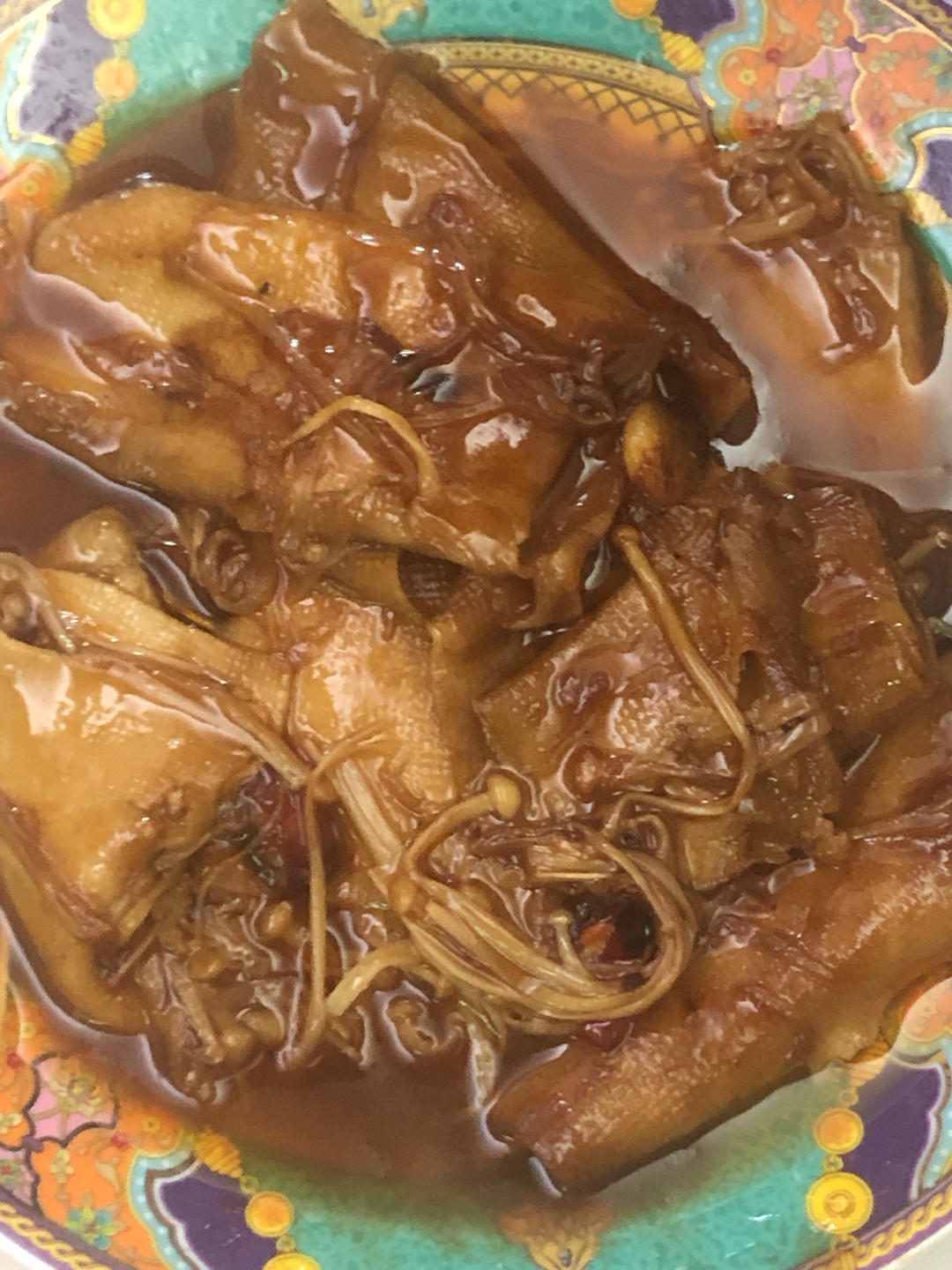 超好吃的金针菇豆皮卷