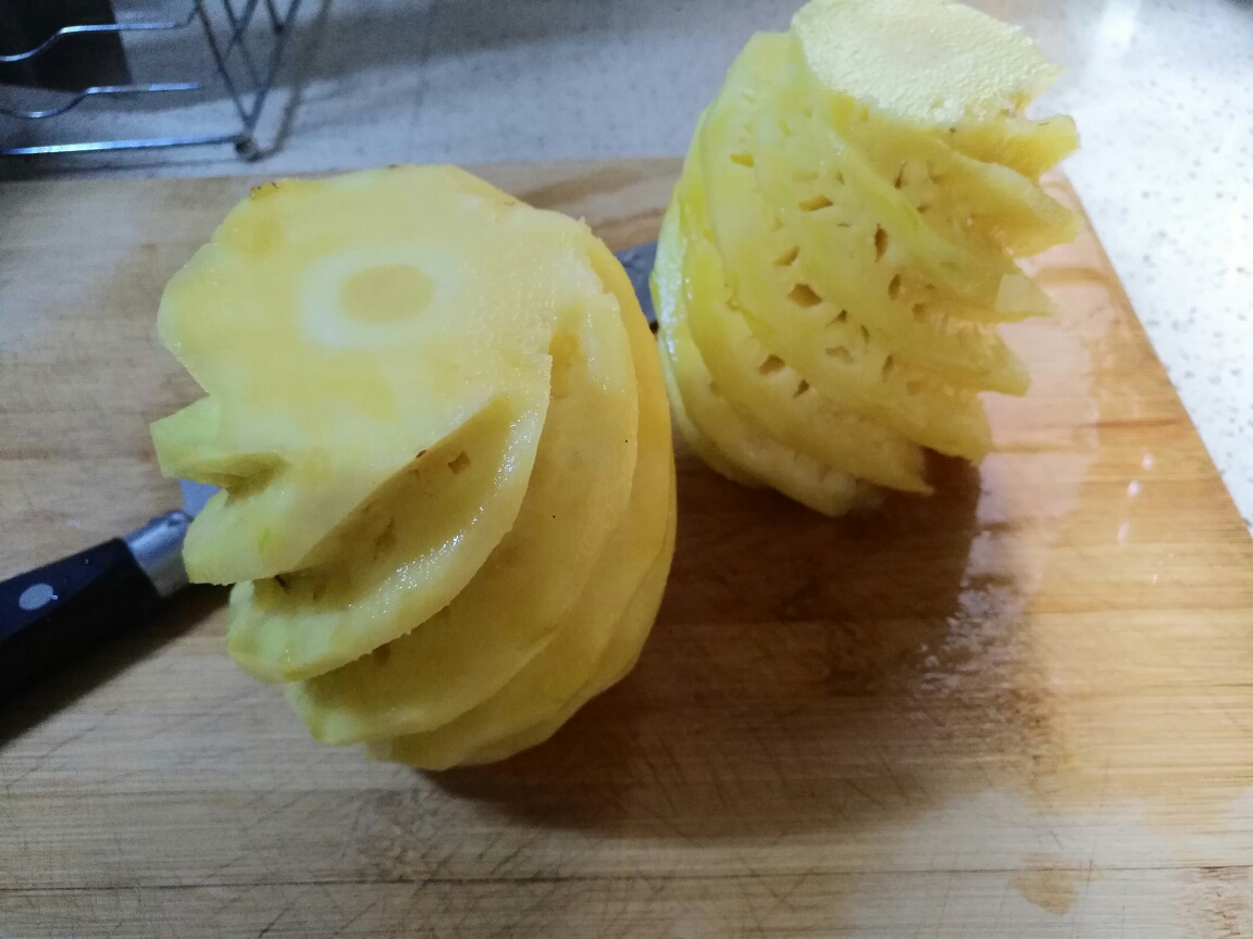 菠萝隐形蛋糕（无油，低脂版）的做法 步骤1