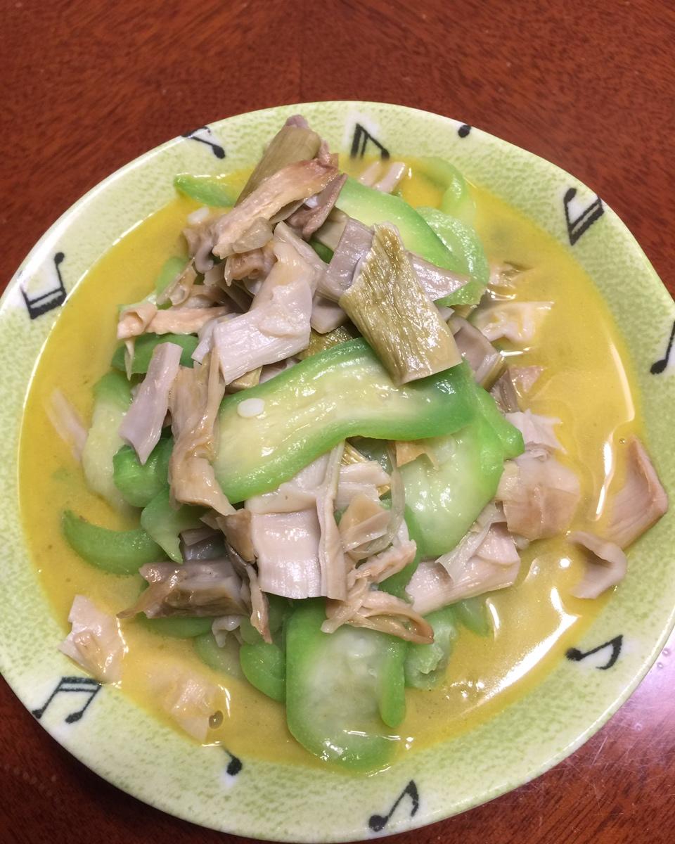 笋干丝瓜