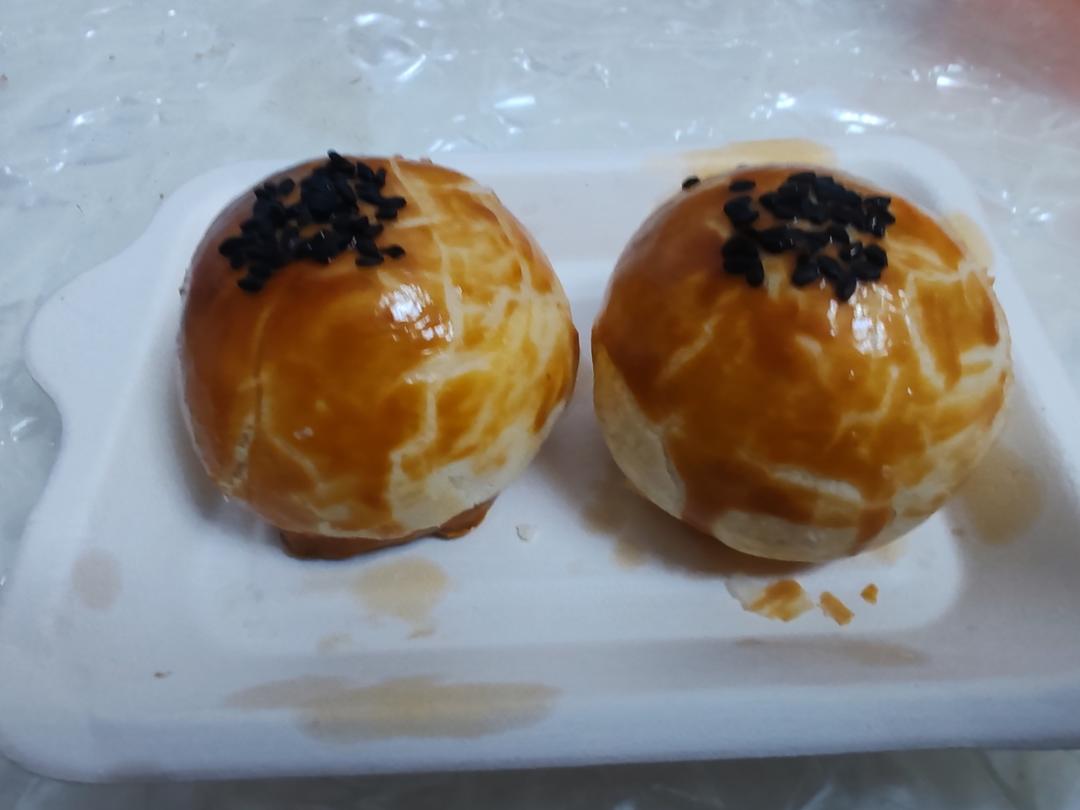 超简单 免揉 酥掉渣的蛋黄酥(超详细附全程视频)不破酥『万能酥皮』