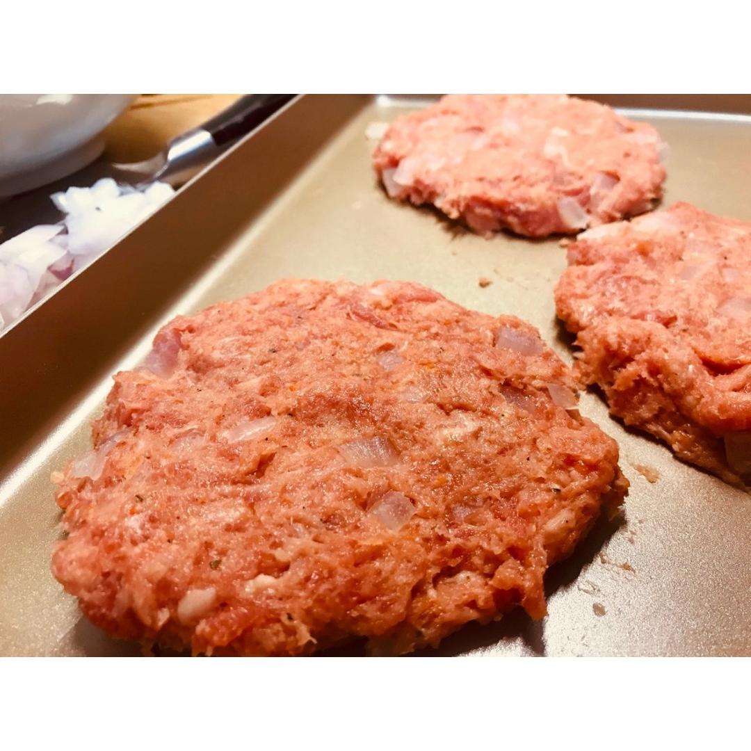 快手汉堡牛肉饼🍔