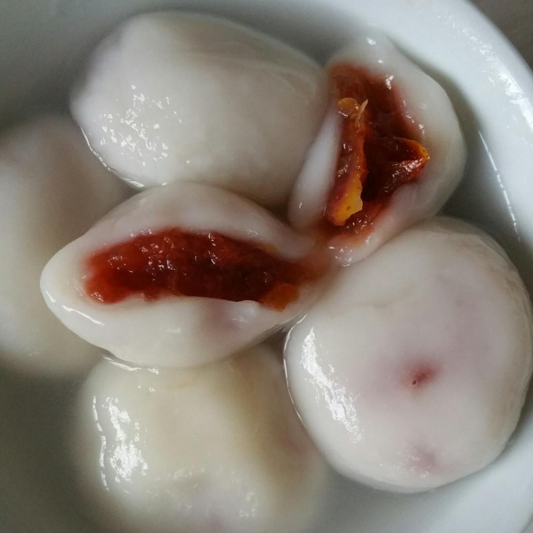 钰荷做的山楂汤圆