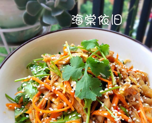 麻辣鸡丝(鸡腿版)的做法