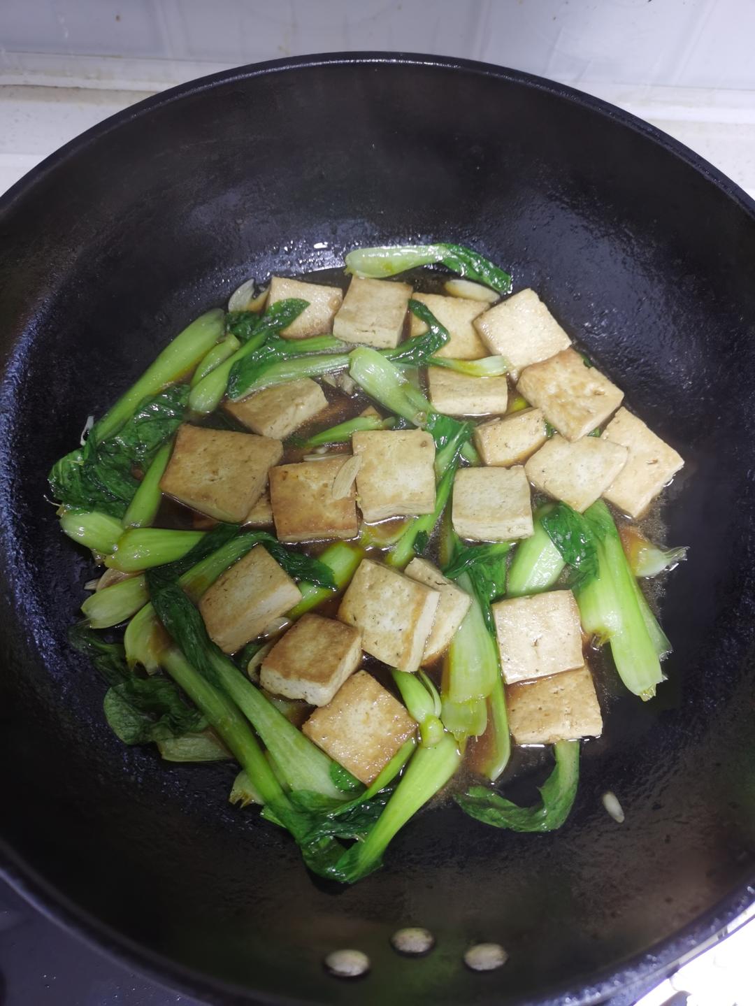 青菜炒豆腐