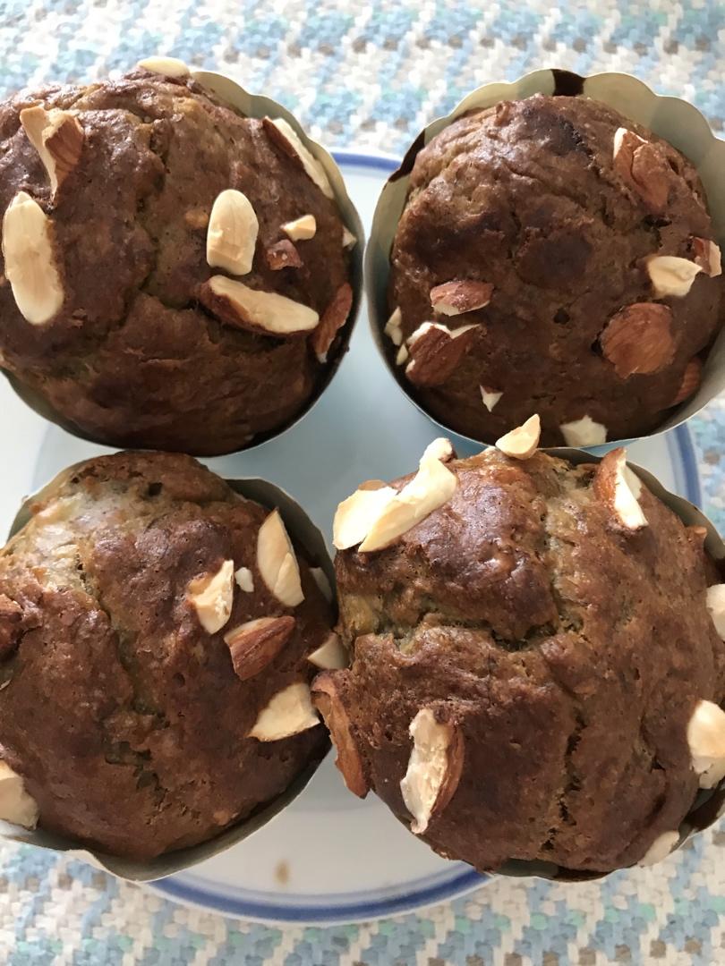 无泡打粉超香香蕉马芬