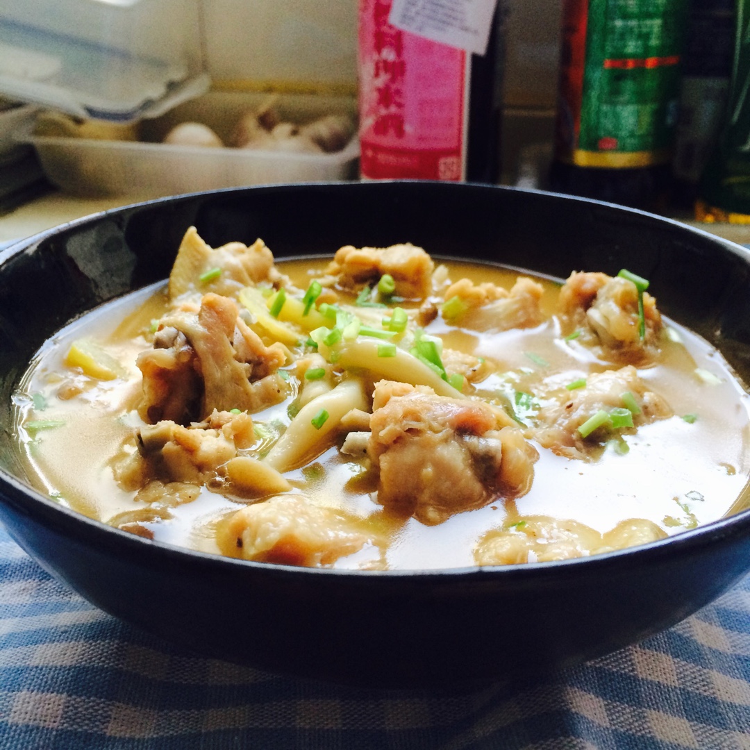 家有小魔萱做的台湾麻油鸡