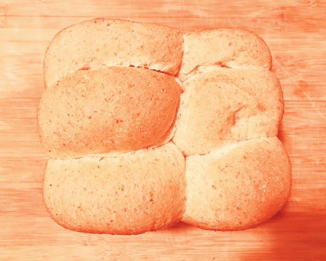 No.47「六颗猫蛋蛋」全麦豆沙包的做法