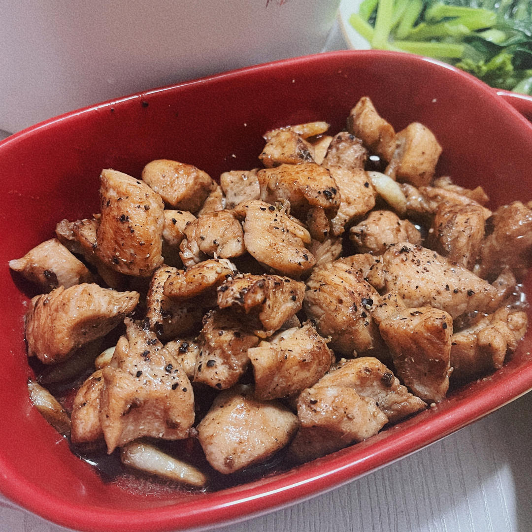 孜然蒜香鸡胸肉