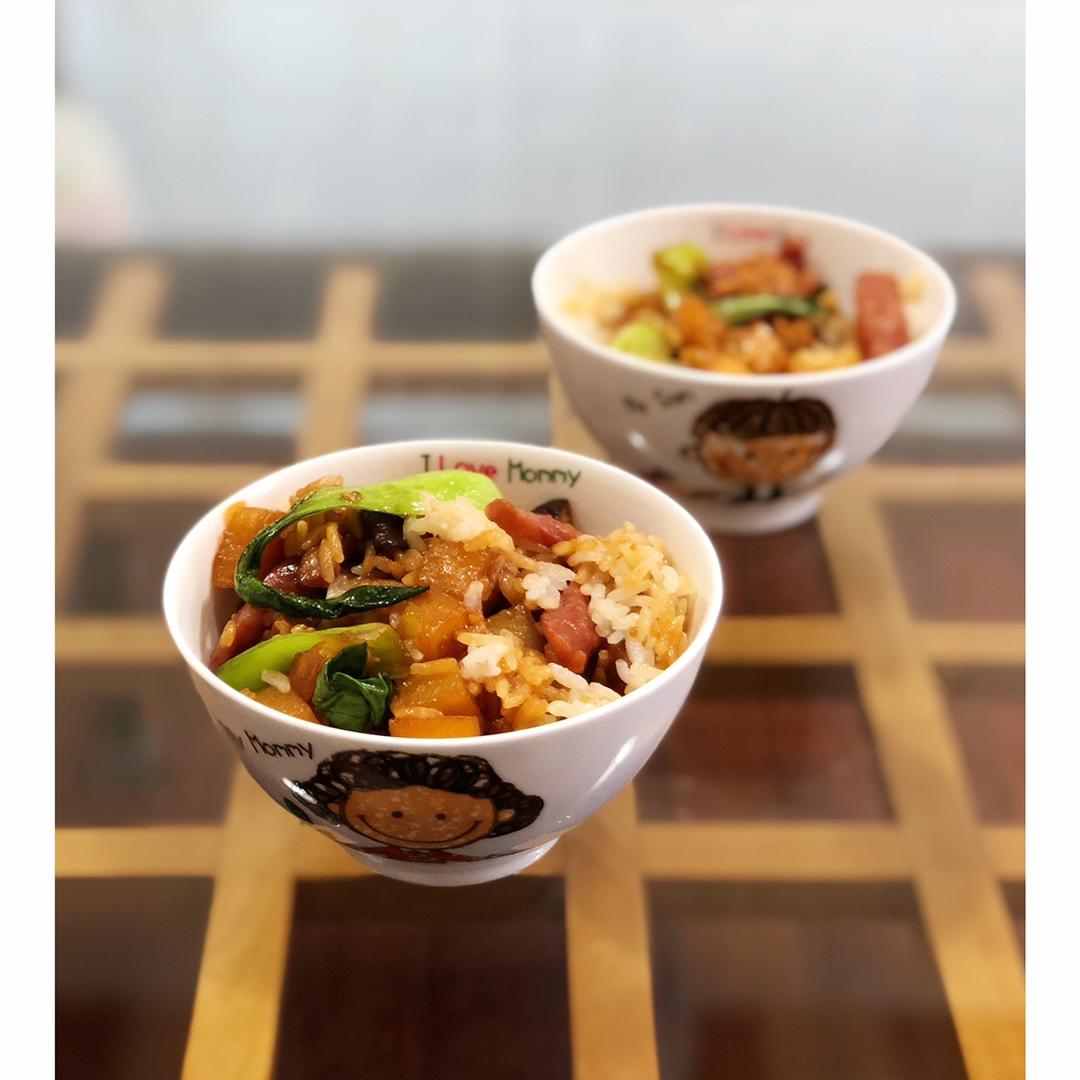 简单的咸肉菜饭