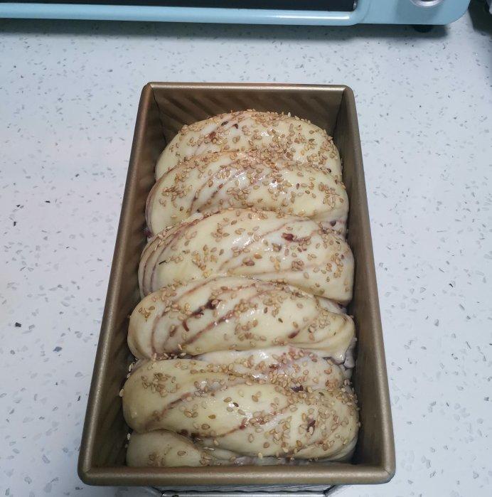 颜值爆棚-豆沙吐司面包