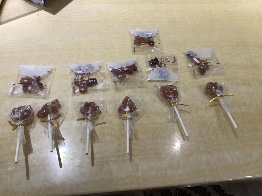 止咳的雪梨汁棒棒糖