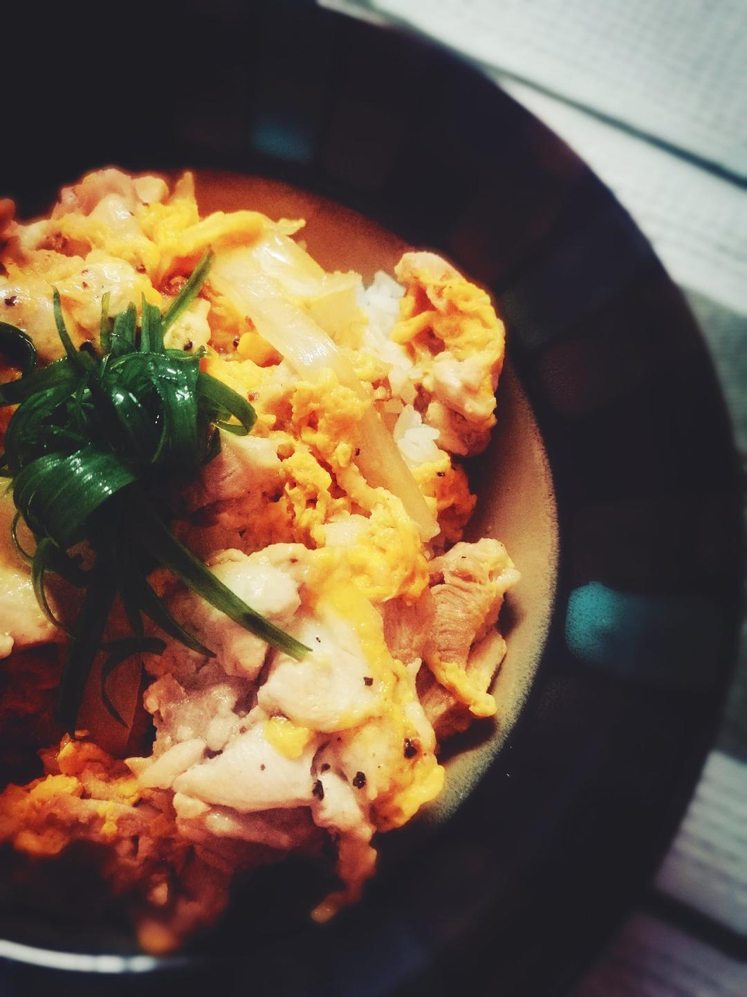 【亲子丼】 鲜嫩滑蛋鸡肉盖饭，盖饭届大魔王！