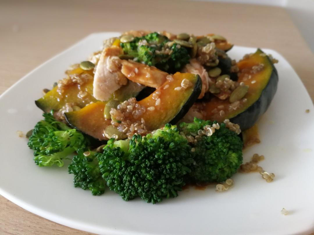 香烤南瓜藜麦沙拉【食材包操作说明】