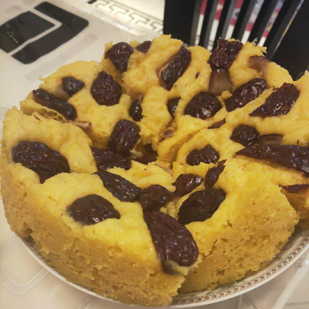 南瓜发糕 Steamed Pumpkin Cake