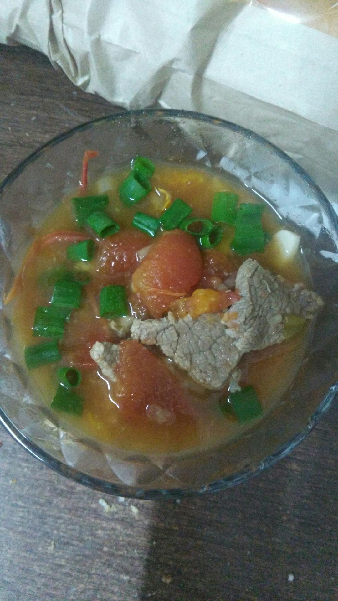 西红柿炖牛肉