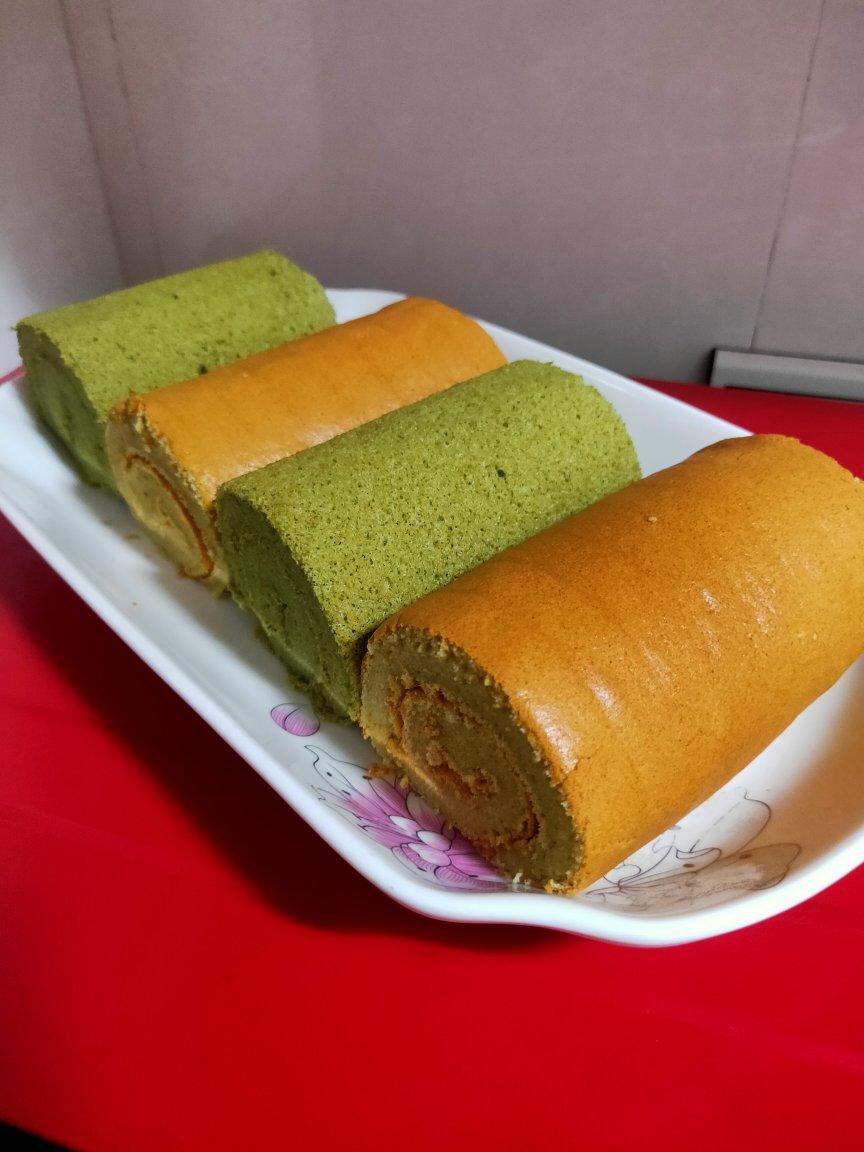 烫面抹茶蛋糕卷（卷不易裂）