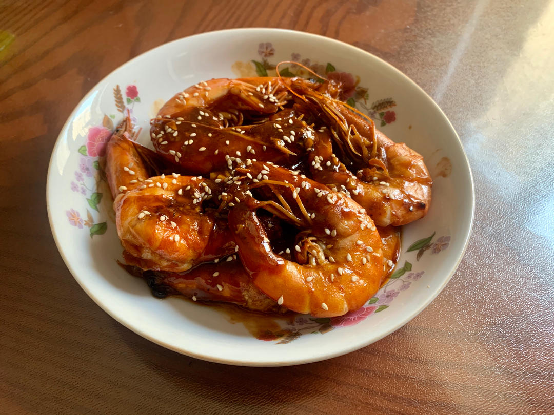 家庭版油焖大虾