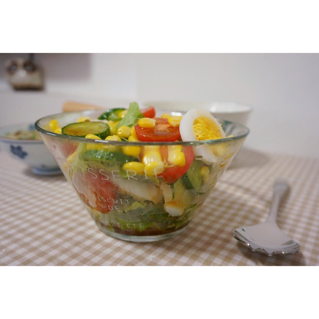 别说认识好多wo做的奶油时蔬沙拉