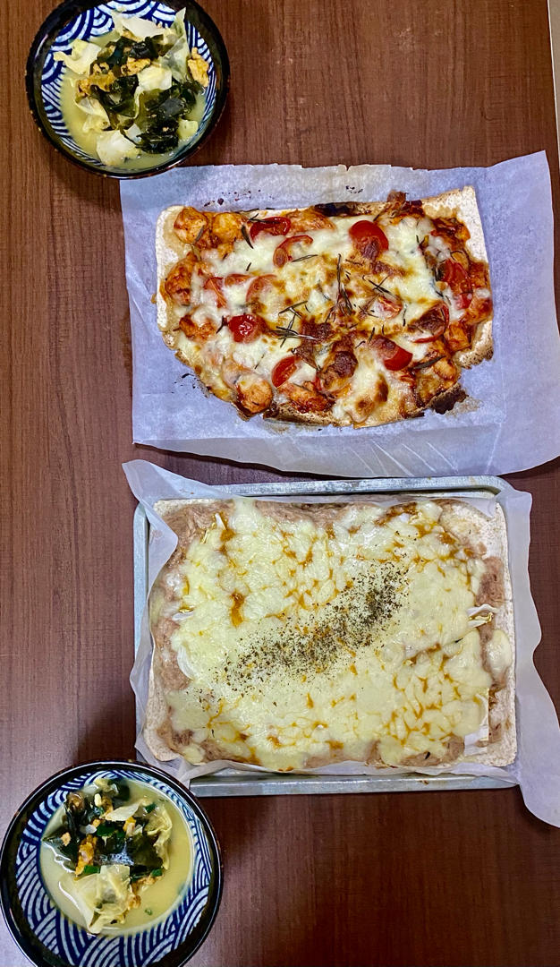 【生酮低碳】披萨pizza含马苏里拉版饼底