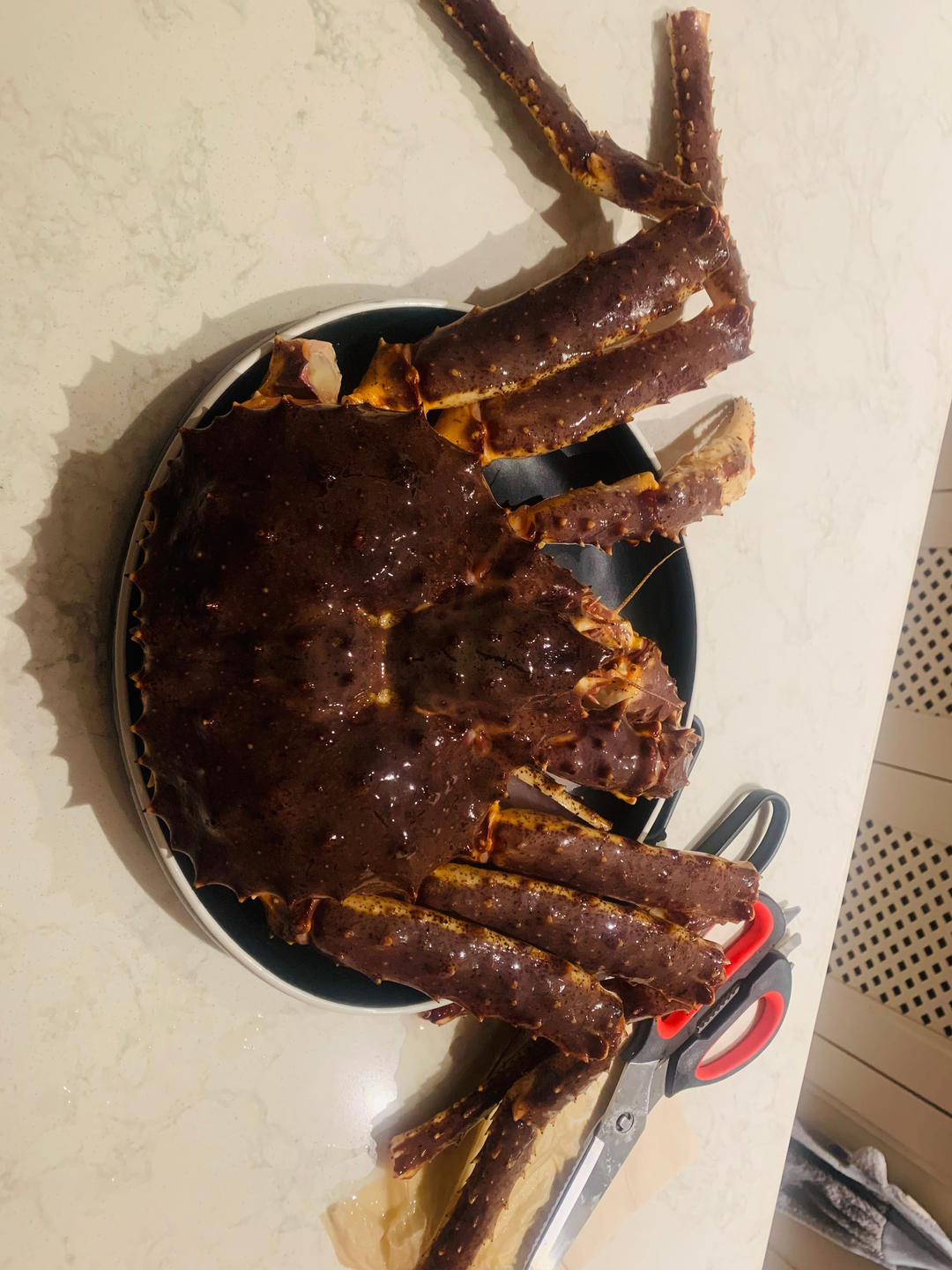 蒜蓉粉丝帝王蟹腿