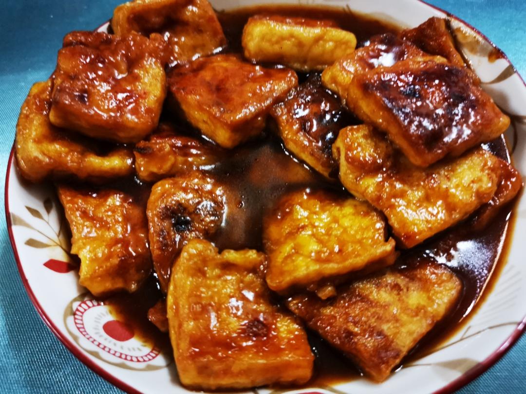 酸甜开胃，好吃到舔盘的糖醋脆皮豆腐