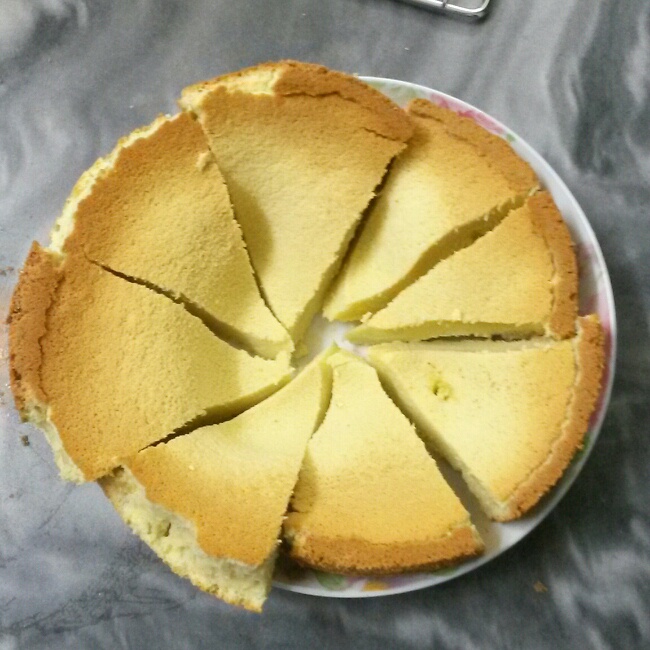 超好记八寸戚风蛋糕（后蛋法）