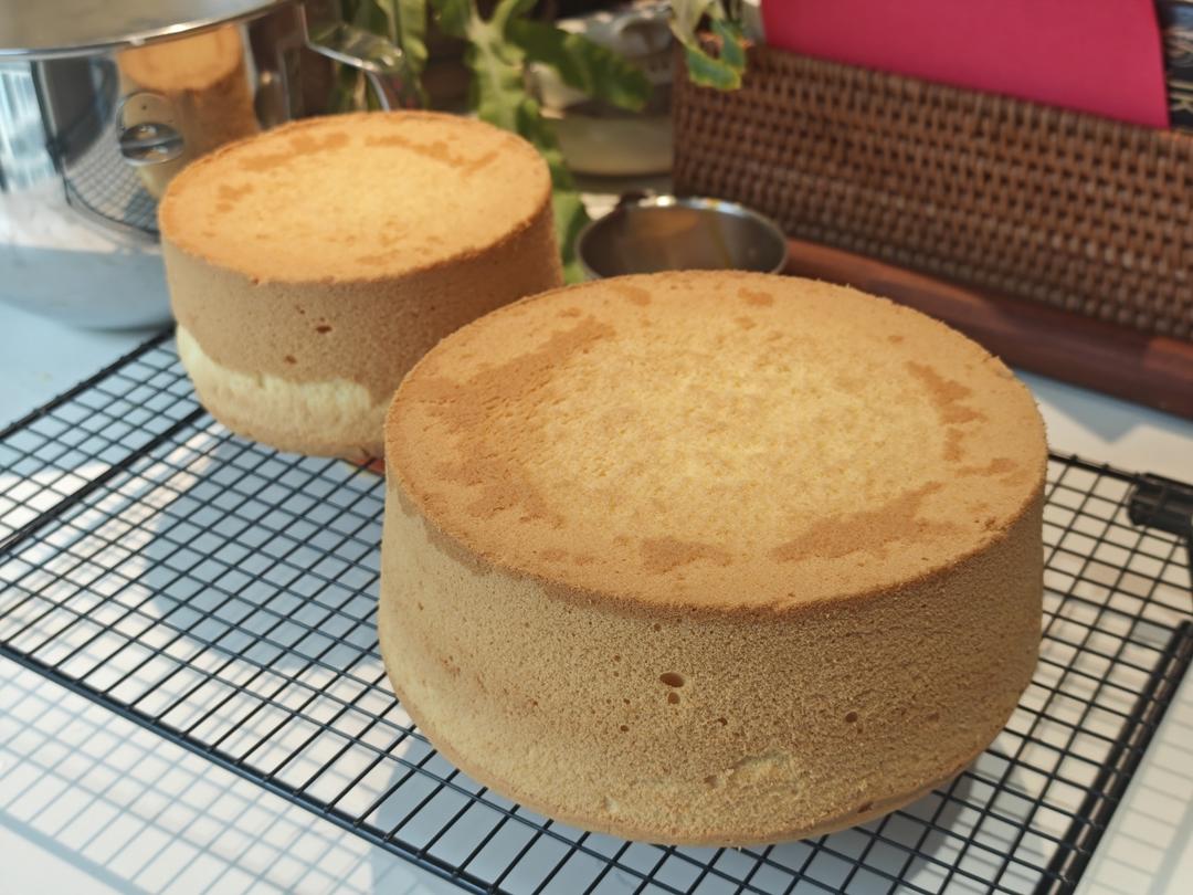 《Tinrry+》戚风蛋糕（6寸配方）（基础、超详细教程）