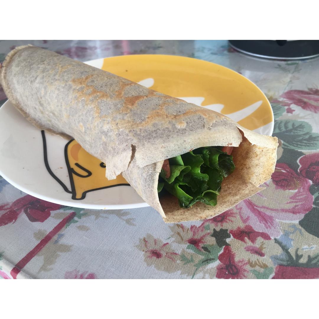 妊娠糖尿病早餐 | 法国人吃的 荞麦面饼