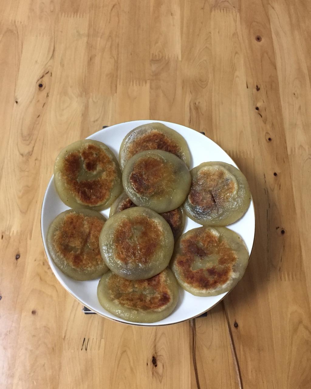 豆沙南瓜糯米饼(外酥里嫩)