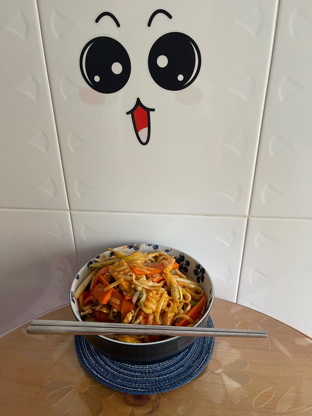 家常版新疆炒米粉的做法