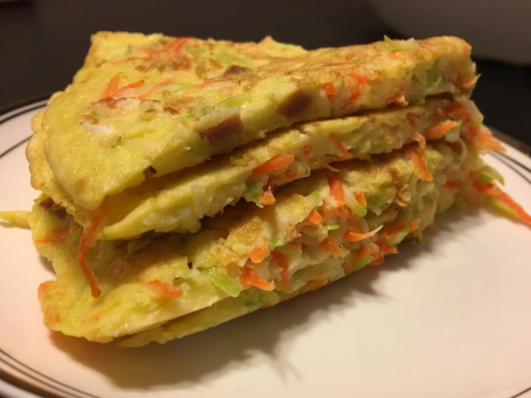 胡萝卜西葫芦鸡蛋饼