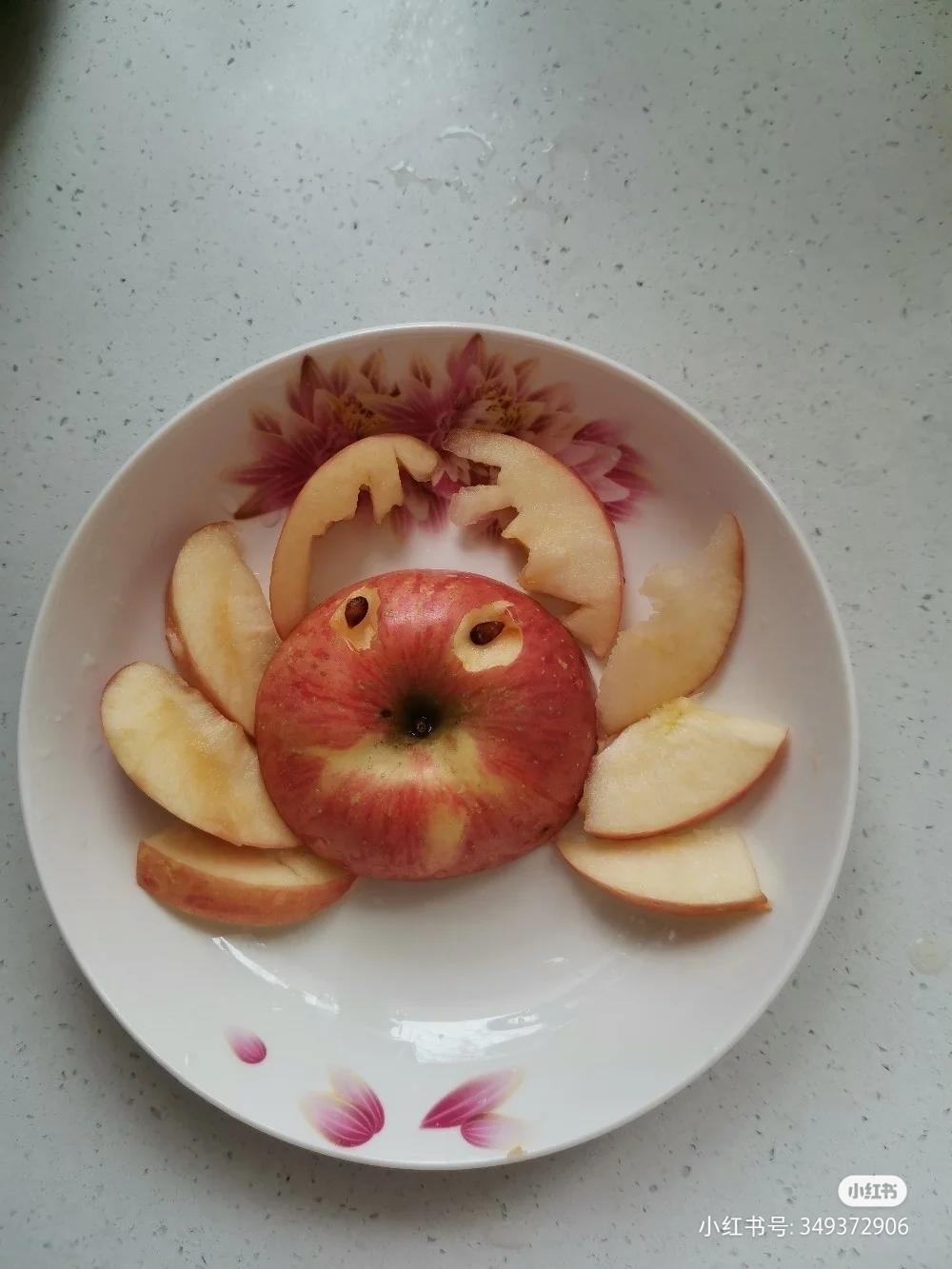 苹果螃蟹拼盘