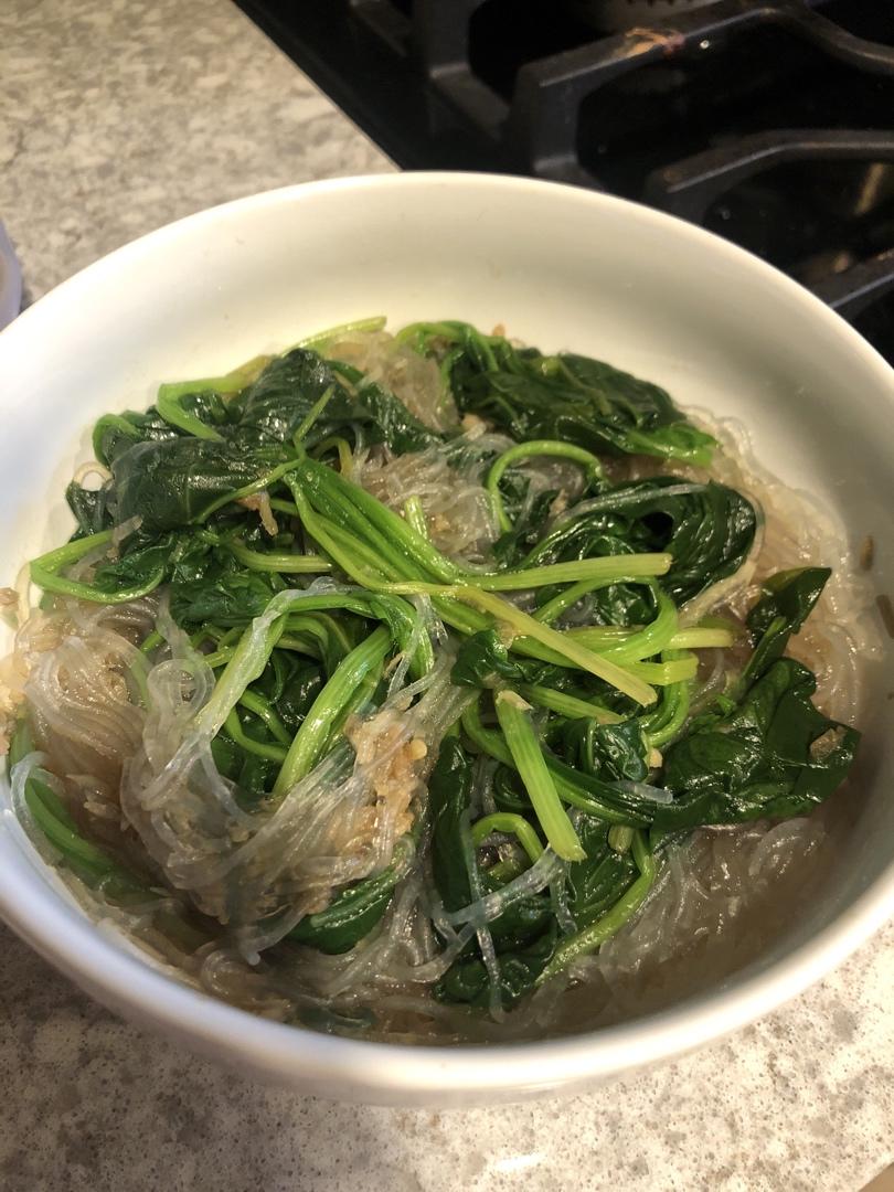 万能凉拌菜料汁（凉拌菠菜粉丝）