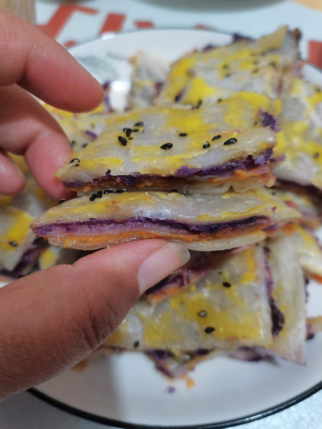 红薯千层酥-手抓饼