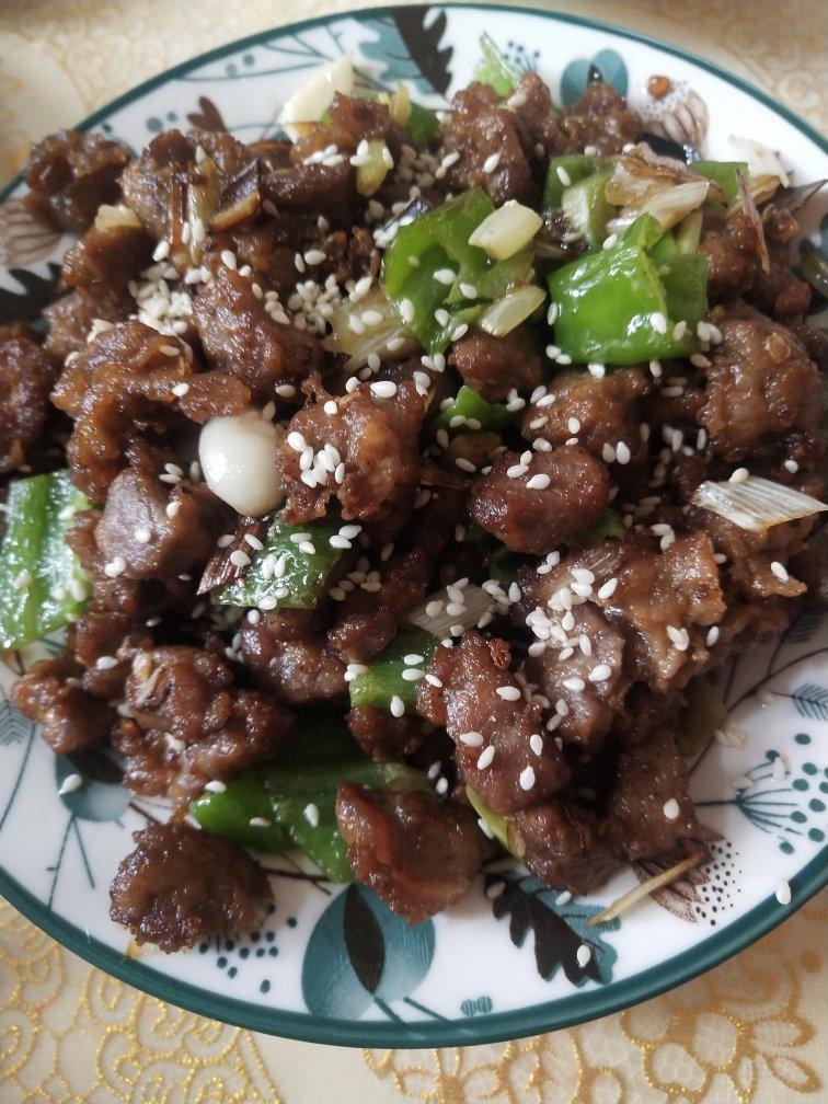 孜然牛肉粒