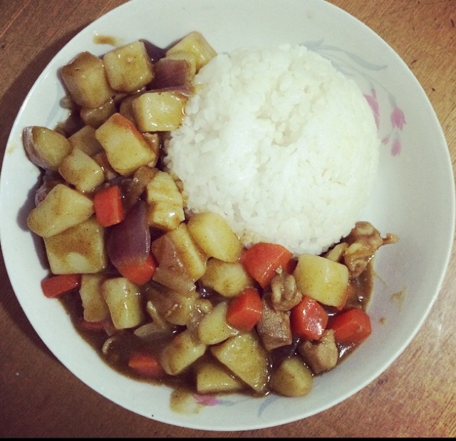 日式咖喱鸡肉饭