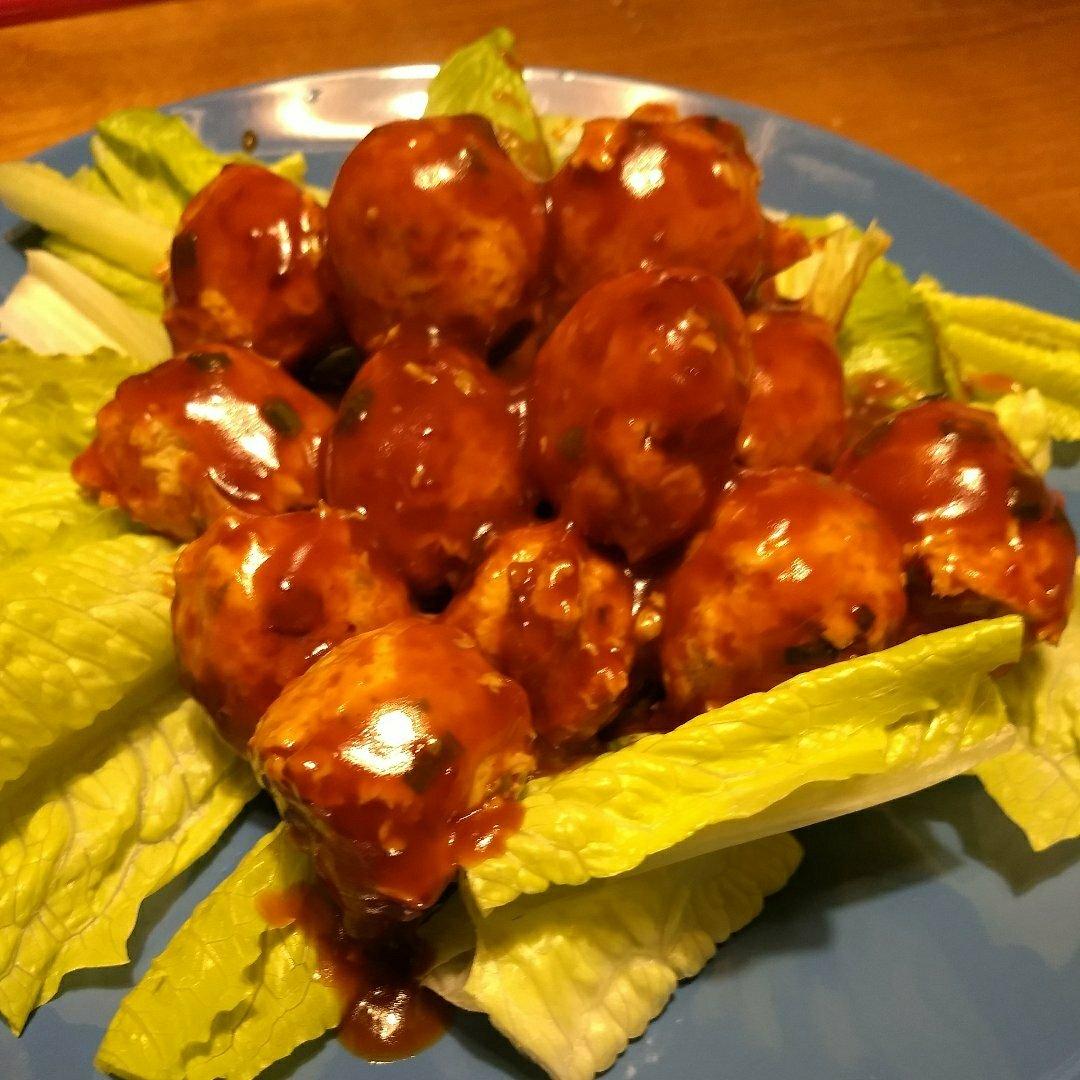 酸酸甜甜【茄汁鸡肉丸】