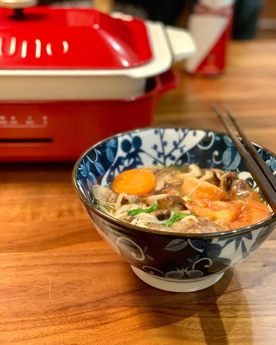 菌汤面条 看得见的香菇 尝得到的鲜美 这才是真正的菌汤