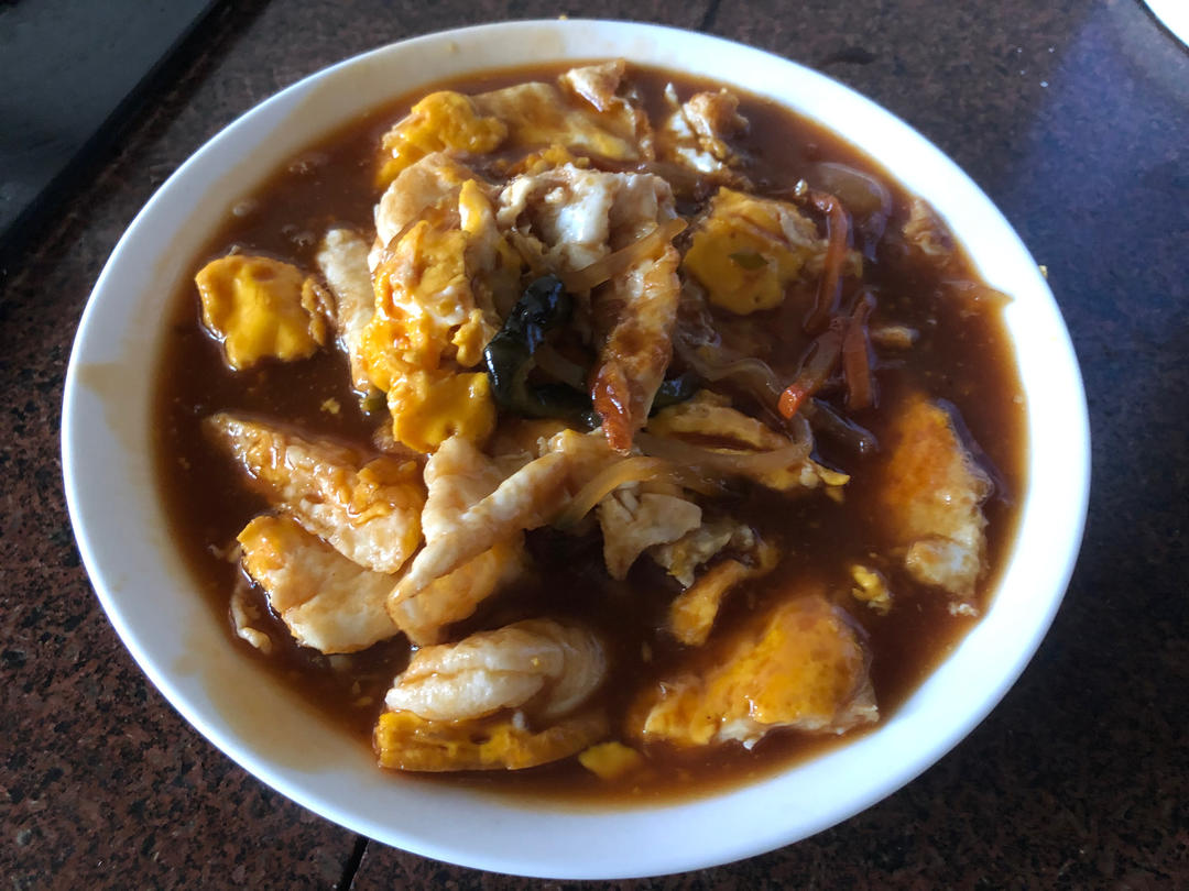 儿时的味道.五柳炸蛋