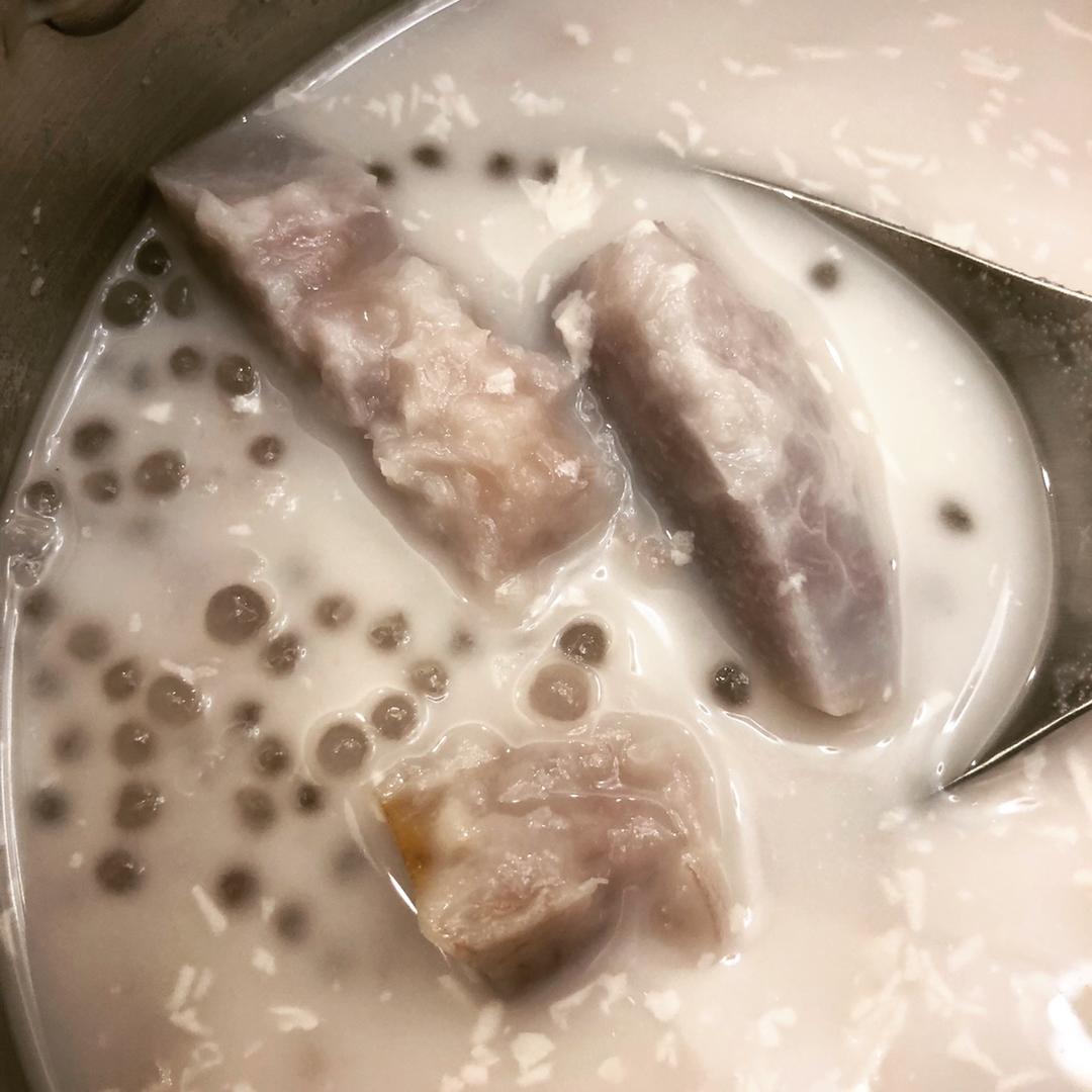 椰奶香芋西米露