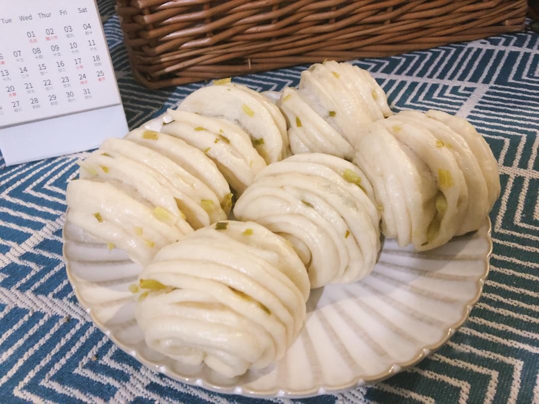 香葱花卷（香葱保持绿色诀窍）